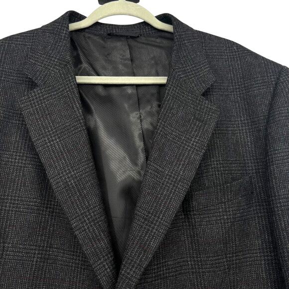 STATEMENTS Men's Lambswool Sport Coat Blazer 48L Executive QuietLuxury Preppy - Picture 3 of 11